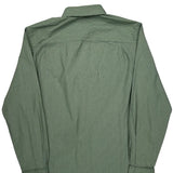 Tommy Hilfiger Striped Shirt - Small Green Cotton