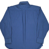 Tommy Hilfiger Striped Shirt - Large Blue Cotton