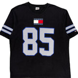 85 Tommy Jeans Football Jersey - XL Black Cotton