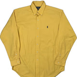 Blake Ralph Lauren Shirt - Medium Yellow Cotton