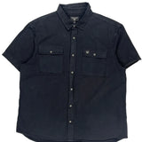 True Religion Short Sleeve Shirt - 2XL Black Cotton