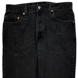 Levis Jeans - 32W 30L Black Cotton