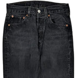 501 Levis Jeans - 28W 35L Black Denim