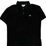 Lacoste Polo Shirt - Medium Black Cotton