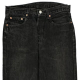 501 Levis Jeans - 32W 30L Black Denim