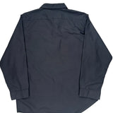 Occupational Wear Dickies Shirt - Large Gray Polyester Blend