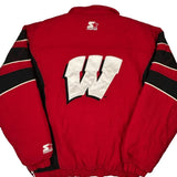 Wisconsin Starter Spellout Puffer - Large Red Polyester