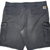 Carhartt Cargo Shorts - 38W 10L Gray Cotton Blend