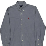 Ralph Lauren Checked Shirt - Large Blue Cotton