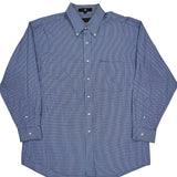Tommy Hilfiger Checked Shirt - Large Blue Cotton