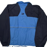 New Balance Windbreaker - Large Blue Nylon