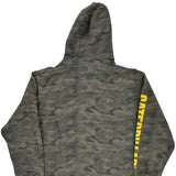 Cat Camo Hoodie - XL Gray Cotton Blend