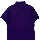Polo By Ralph Lauren Slim Fit Polo Shirt - Large Purple Cotton