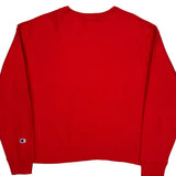 Reverse Weave Champion Sweatshirt - Large Red Cotton