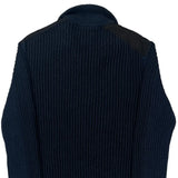 Calvin Klein Zip Up - Medium Blue Cotton