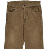 Levis Cord Trousers - 28W 30L Brown Corduroy