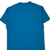 Blank Hanes Single Stitch T-Shirt - 2XL Blue Cotton