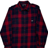 Ecko Unltd Checked Flannel Shirt - Large Navy Cotton