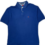 Tommy Hilfiger Polo Shirt - XL Blue Cotton