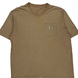 Carhartt T-Shirt - XL Beige Cotton