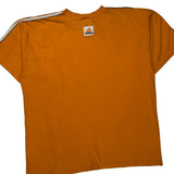 Adidas College T-Shirt - Large Orange Cotton