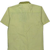 Faded Glory Hawaiian Shirt - Medium Yellow Cotton Blend