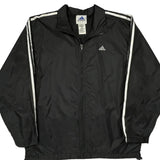 Adidas Windbreaker - Medium Black Nylon