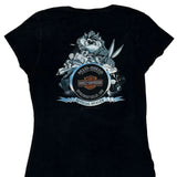 Mid-Ohio Harley Davidson Springfield Oh Harley Davidson Graphic T-Shirt - XS Black Cotton