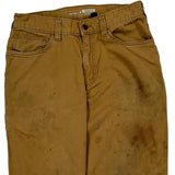 Carhartt Carpenter Trousers - 32W 34L Brown Cotton