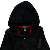 Age 4 Polo By Ralph Lauren Fleece Jacket - XS Black Polyester
