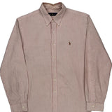 Ralph Lauren Striped Shirt - XL Red Cotton