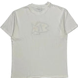 Hanes Graphic T-Shirt - Large White Cotton