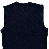 Age 6 Red Pony Logo Polo By Ralph Lauren Sweater Vest - XS Navy Cotton