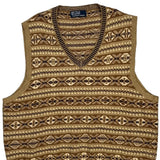Polo By Ralph Lauren Argyle Sweater Vest - Large Beige Wool