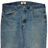 501 Levis Jeans - 36W 27L Blue Cotton