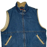 Wrangler Denim Vest - 2XL Blue Denim