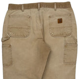Carhartt Carpenter Trousers - 35W 30L Beige Cotton
