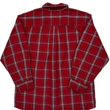 Age 5 Tommy Hilfiger Checked Flannel Shirt - Small Red Cotton