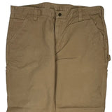 Carhartt Double Knee Carpenter Trousers - 40W 30L Brown Cotton