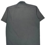Dickies Short Sleeve Shirt - XL Gray Polyester Blend