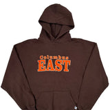 Columbus East Russell Athletic College Hoodie - XL Brown Cotton