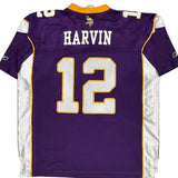 Minnesota Vikings Reebok Nfl Football Jersey - 2XL Purple Nylon