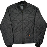 Dickies Quilted Liner Bomber Jacket - Medium Black Polyester