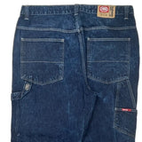Ecko Unltd Cargo Carpenter Jeans - 40W 30L Blue Cotton