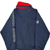Racing Nautica Spellout Windbreaker - Large Navy Cotton