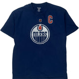 Edmonton Oilers Reebok Nhl T-Shirt - Large Blue Cotton