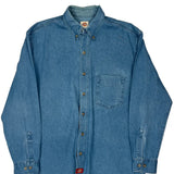 Dickies Denim Shirt - Large Blue Cotton