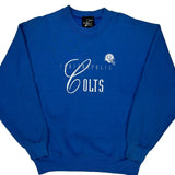 Indianapolis Colts Unbranded Football Sweatshirt - Large Blue Cotton Blend