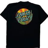 Santa Cruz Graphic T-Shirt - Medium Black Cotton