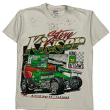 Steve Kinser Hanes Graphic T-Shirt - Large White Cotton